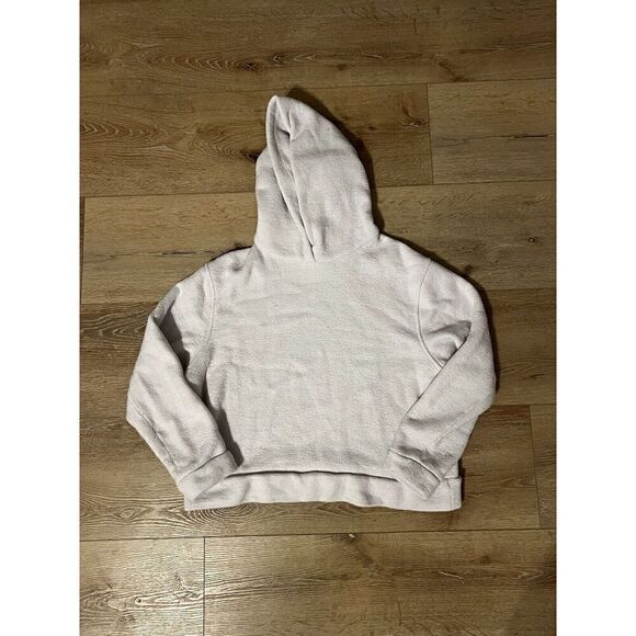 Tracksmith Hoodie Pullover Womens Large White Wool Blend Heavyweight Sweater - Picture 1 of 3